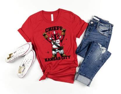 Kansas City Chiefs The Mandalorian football Shirt - Star Wars T-shirt