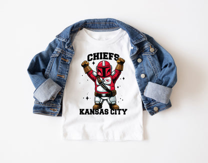 Kansas City Chiefs The Mandalorian football Shirt - Star Wars T-shirt