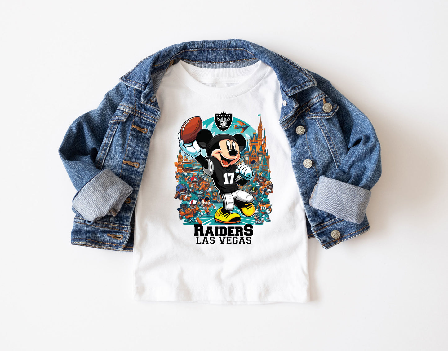 NFL Las Vegas Raiders Mickey Mouse Shirt