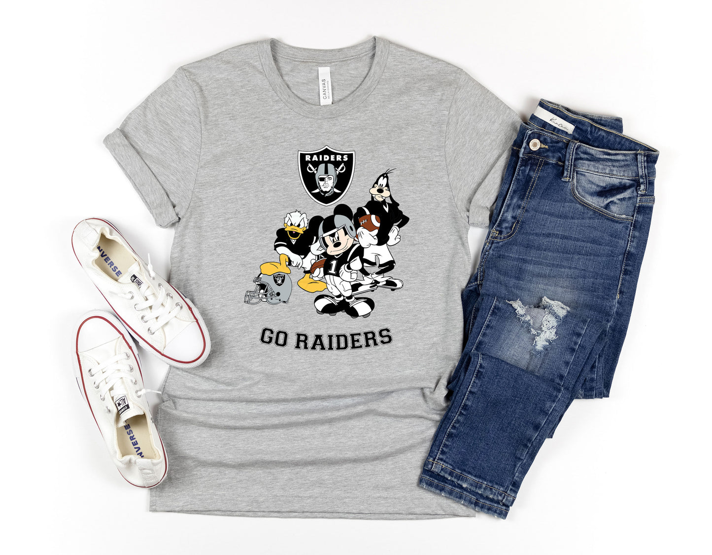 Las Vegas Raiders Disney Football Shirt