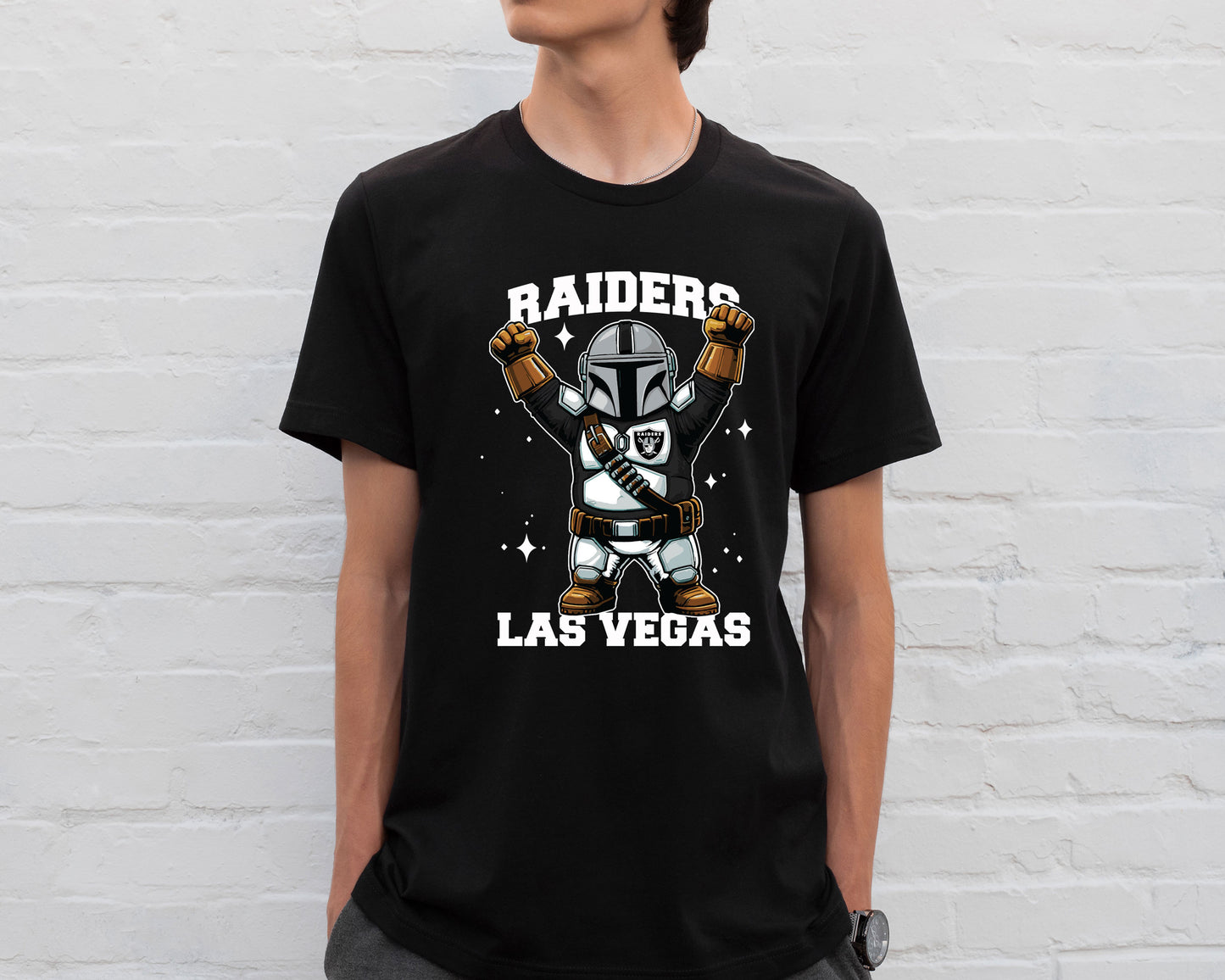 Las Vegas Raiders The Mandalorian football Shirt - Star Wars T-shirt