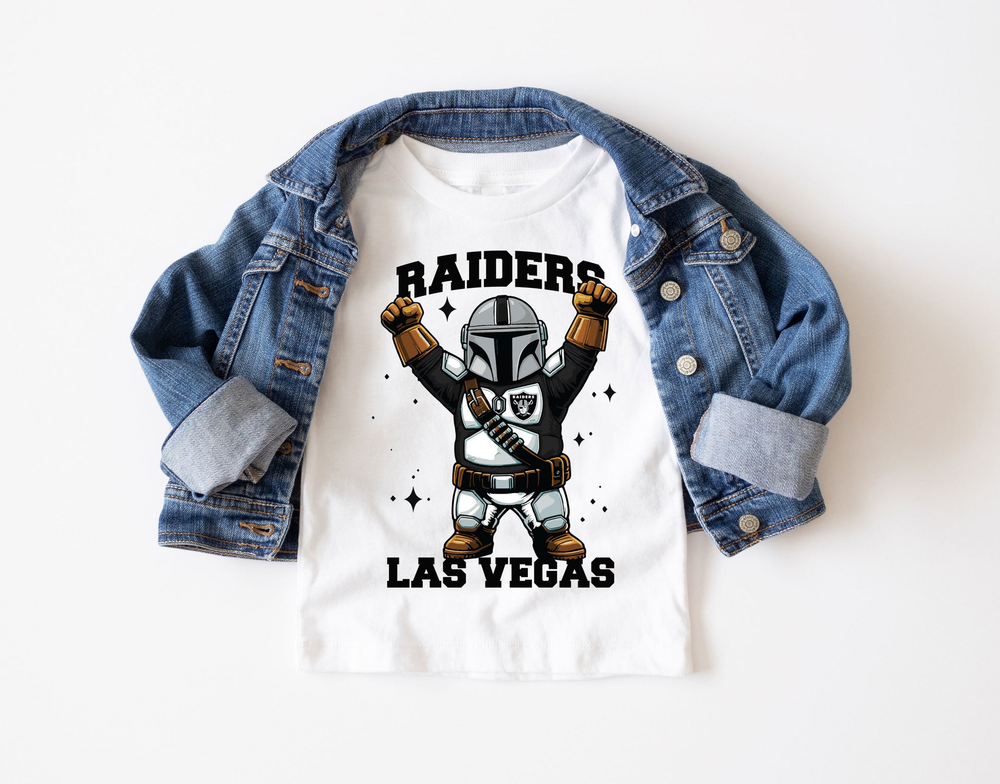 Las Vegas Raiders The Mandalorian football Shirt - Star Wars T-shirt