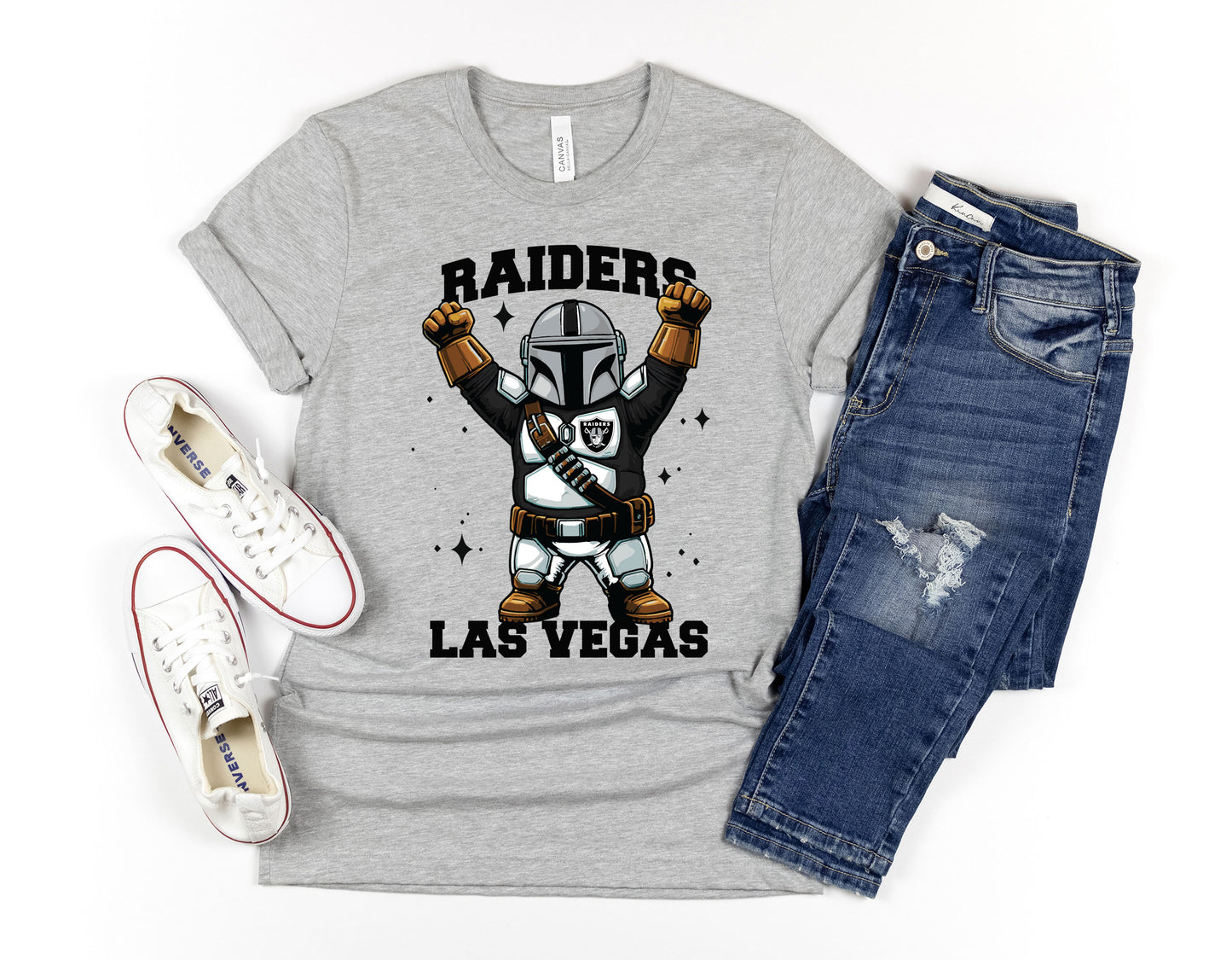 Las Vegas Raiders The Mandalorian football Shirt - Star Wars T-shirt