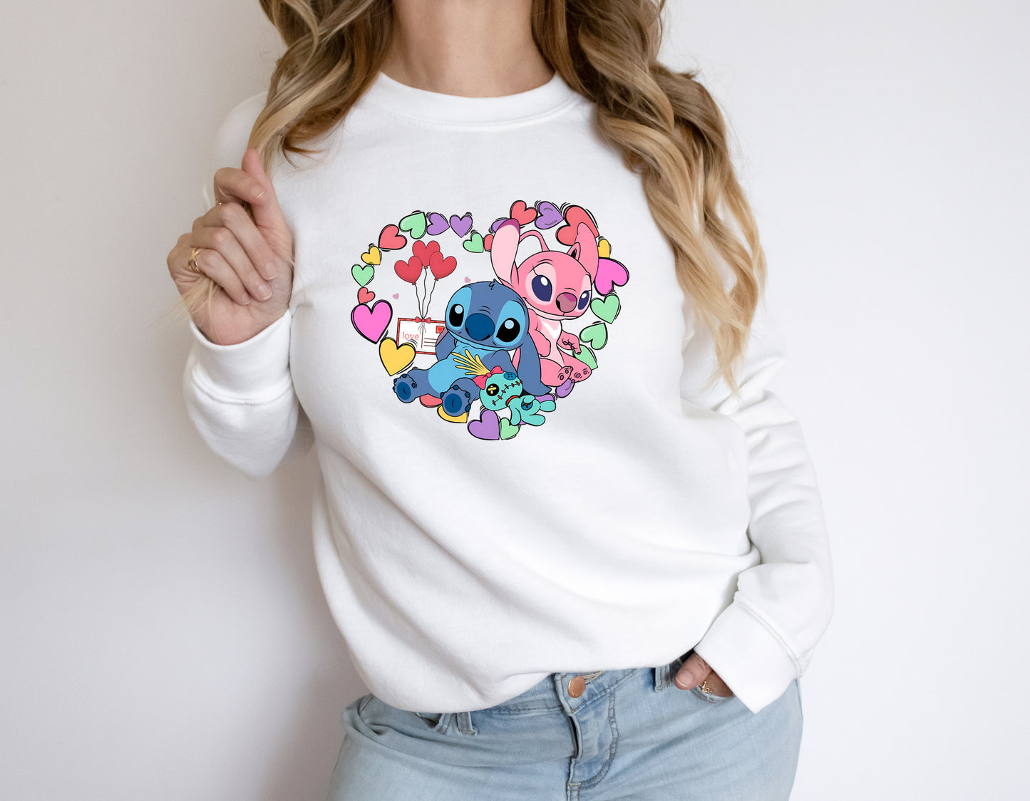 Lilo and Stitch St. Valentine's Day Sweatshirt