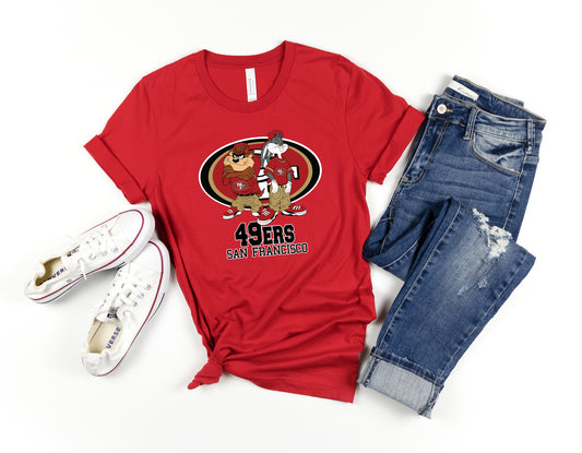 San Francisco 49ers Looney Tunes football Shirt