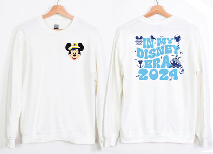 Cute Mickey & Minnie Two sides Cruise Family Matching Sweatshirts