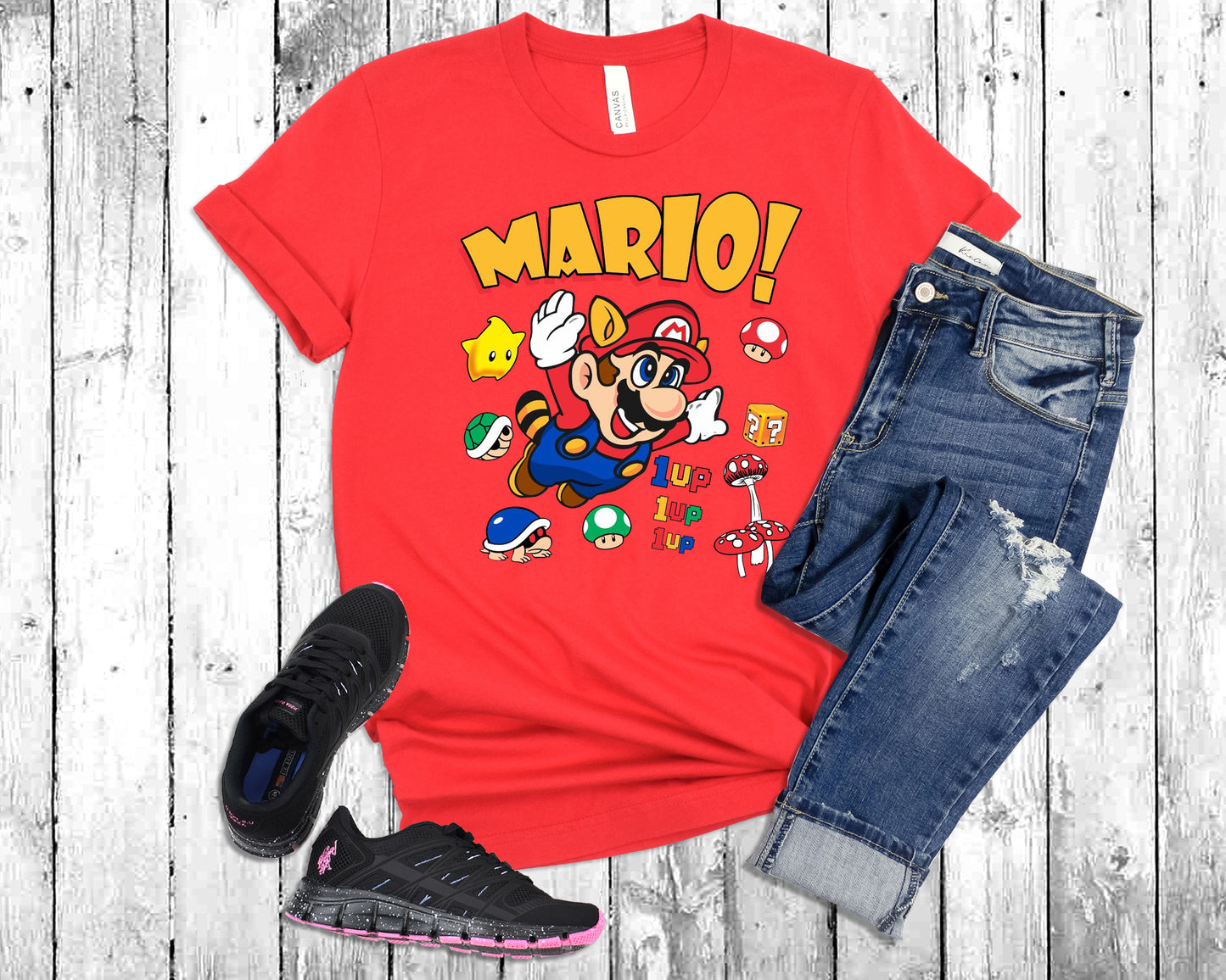 Adorable Super Mario Party Toddler Tee