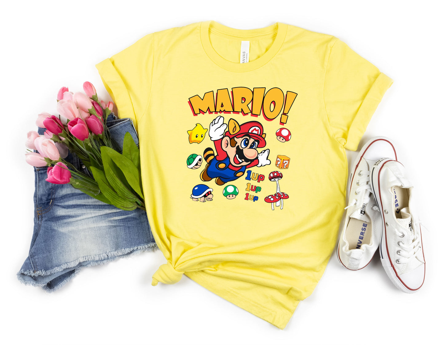 Adorable Super Mario Party Toddler Tee