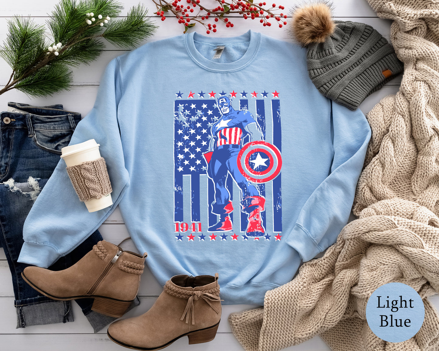 Vintage Captain America Sweatshirt