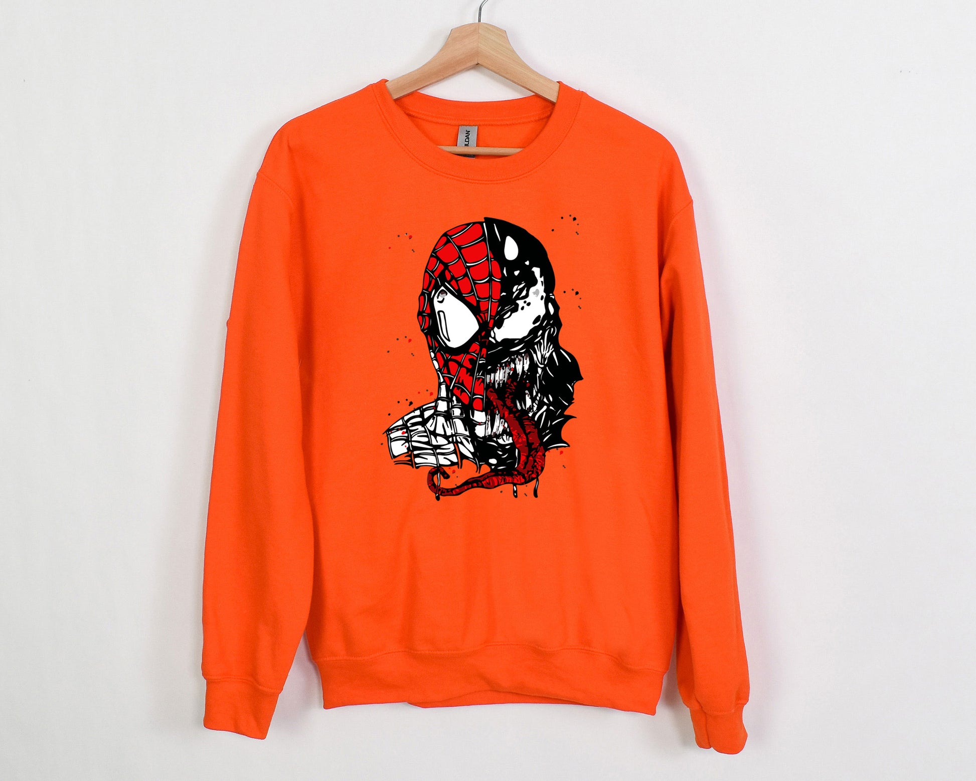 Spider-man Venom Face Marvel-Inspired Sweatshirt for Super heroes