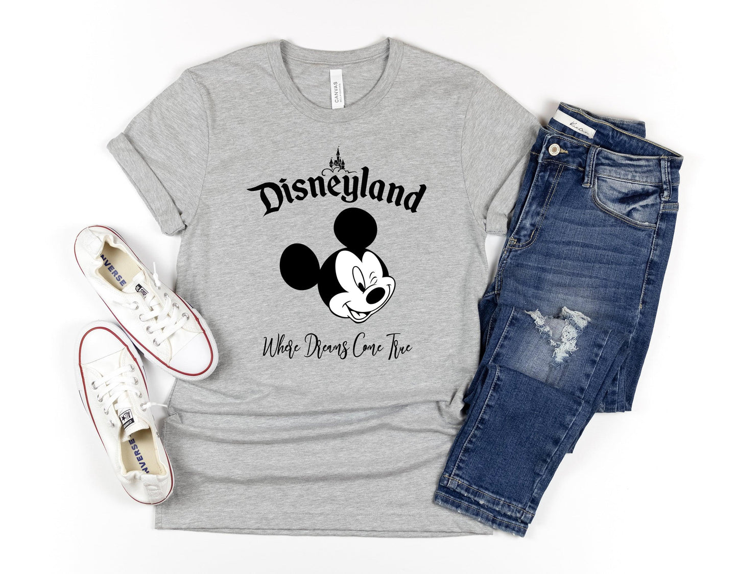 Disneyland vacation Mickey Minnie matching family t shirt