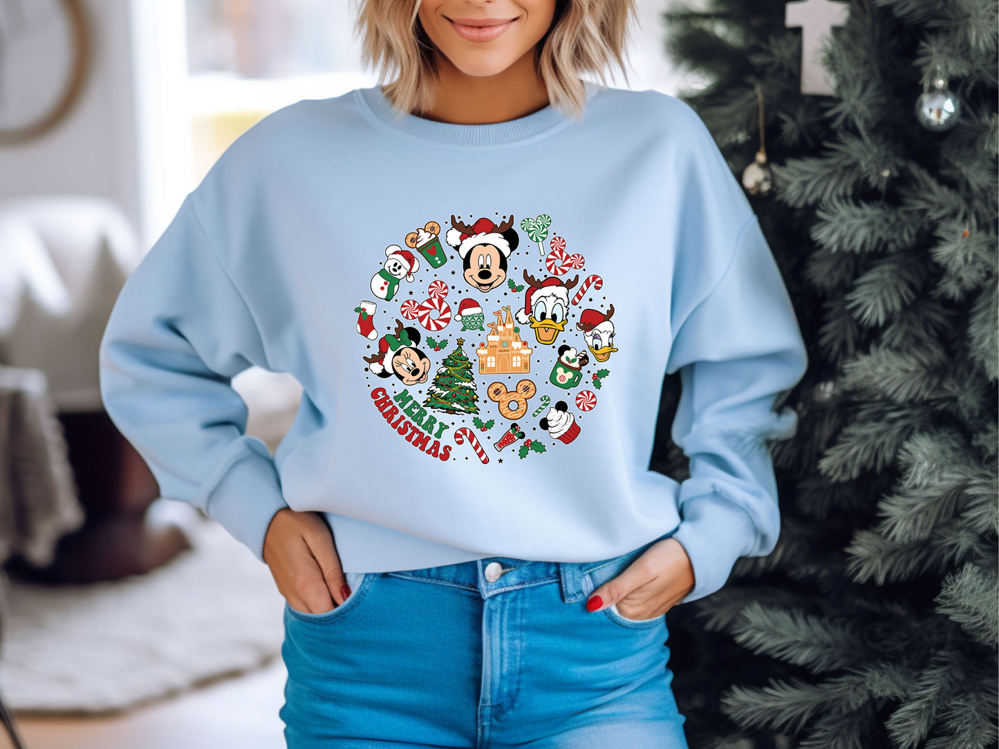 Disney Christmas Vacation Family Sweatshirt, Disneyland Xmas