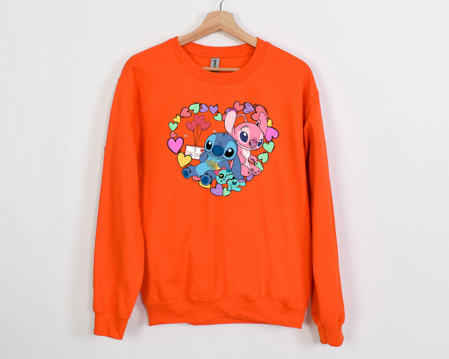 Lilo and Stitch St. Valentine's Day Sweatshirt