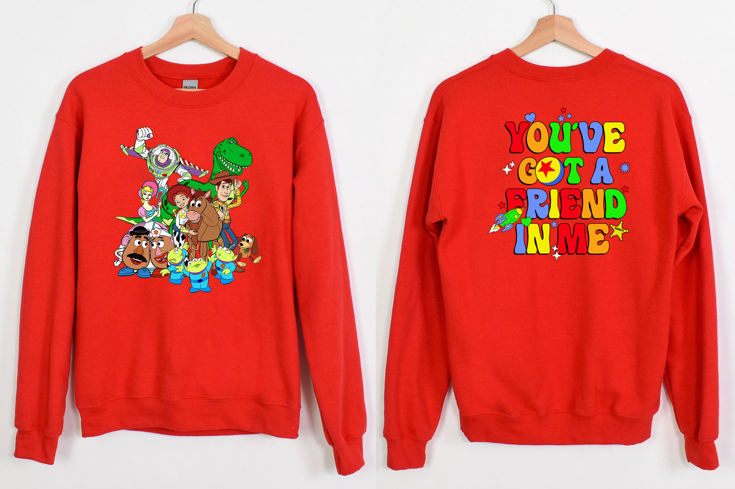 Toy Story You've Got A Friend In Me Family Sweatshirt