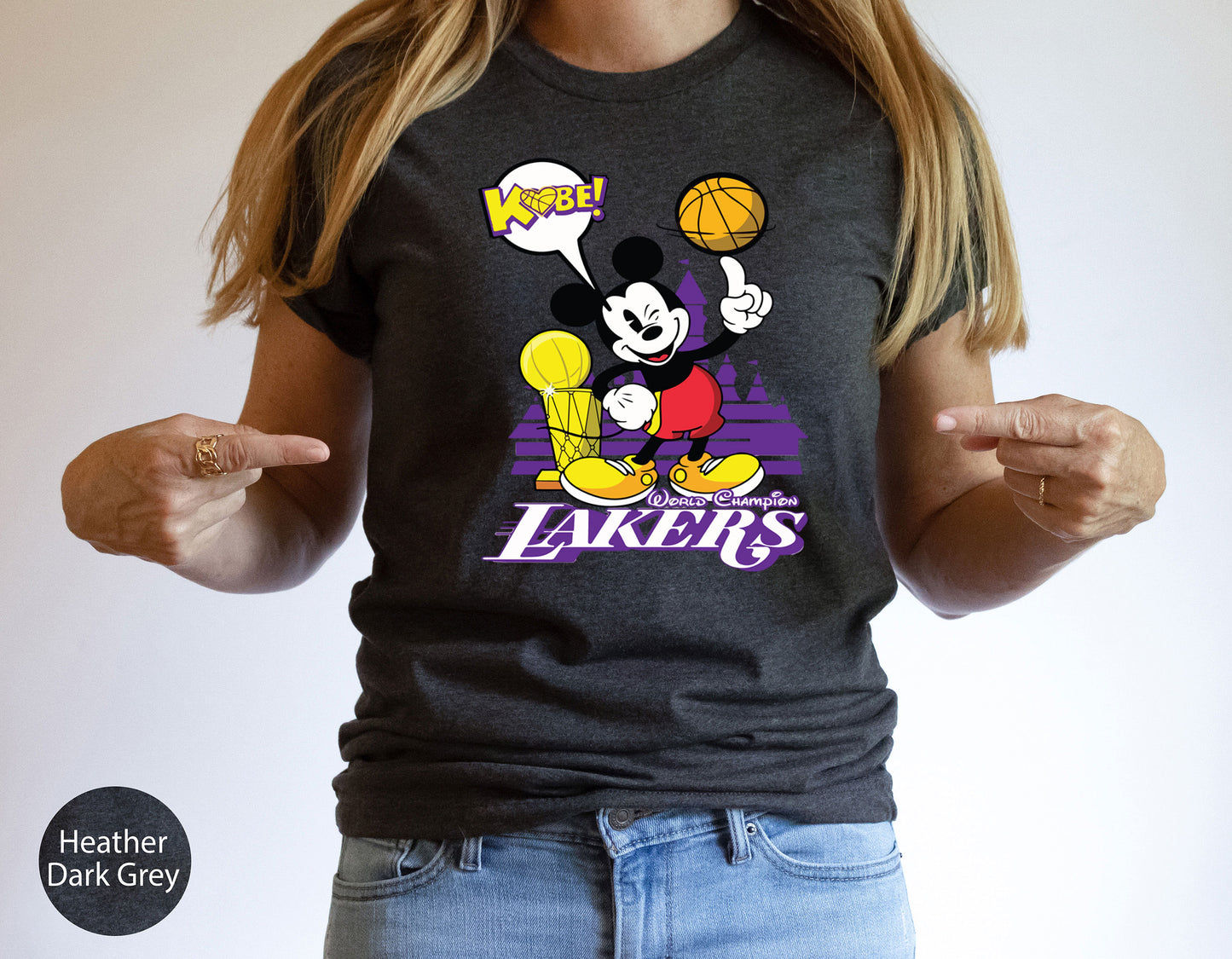 Mickey Mouse LA Lakers Champions Shirt