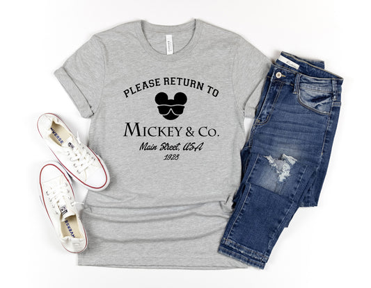 Mickey & Co Main Street USA Shirt-Disney Vacation Tee