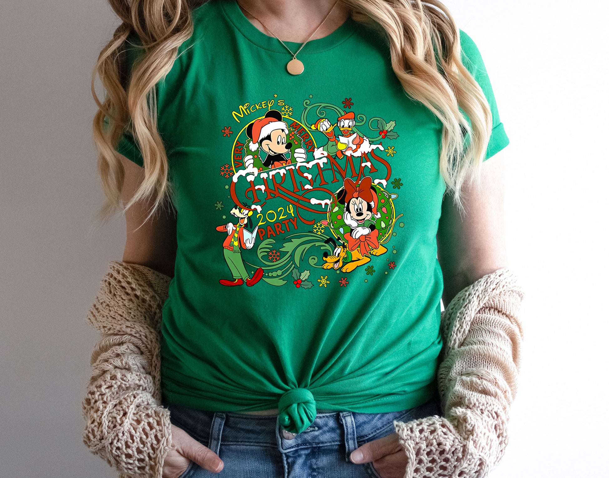 2024 Mickey's Christmas Party Family Shirts