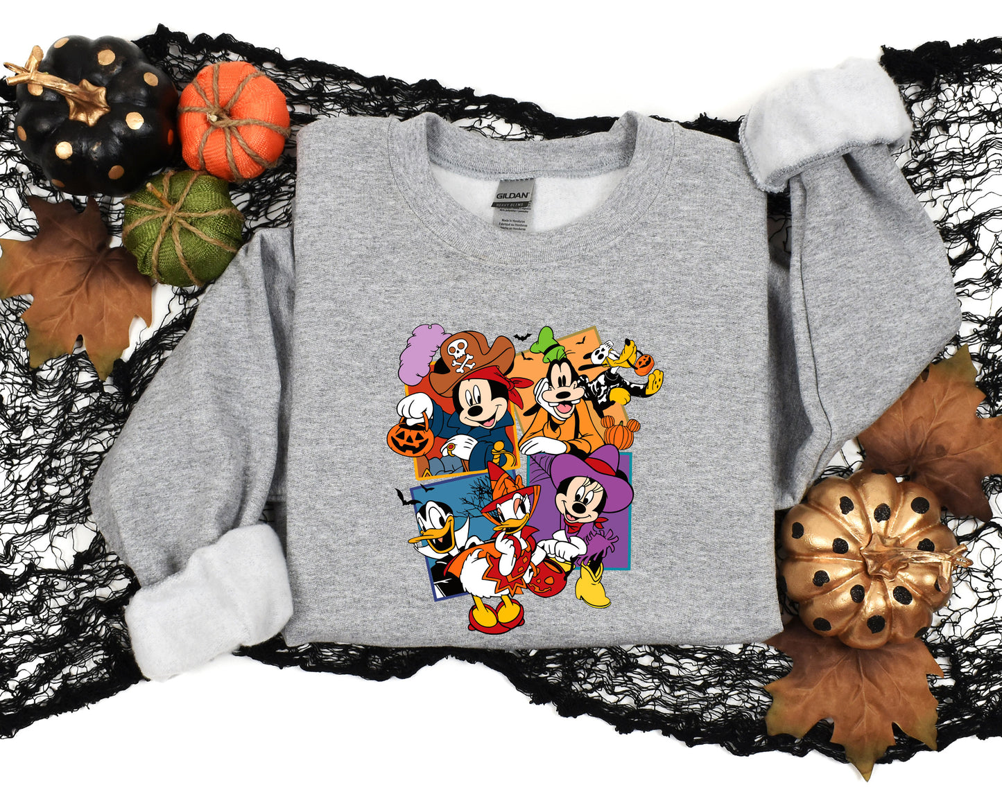 Mickey Mouse and Friends Halloween Vacation Family Sweatshirt