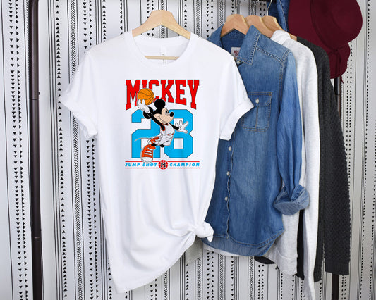 Mickey Mouse 28 basketball shirt