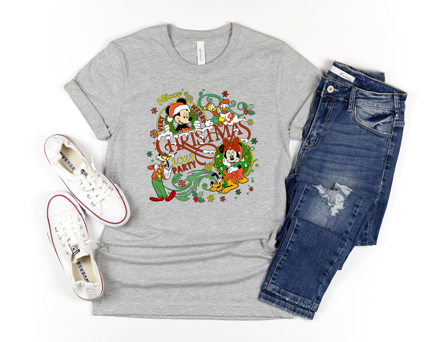 2024 Mickey's Christmas Party Family Shirts