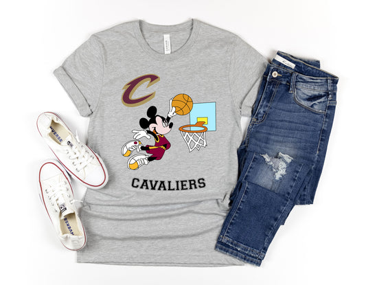 Cleveland Cavaliers Mickey Mouse basketball shirt