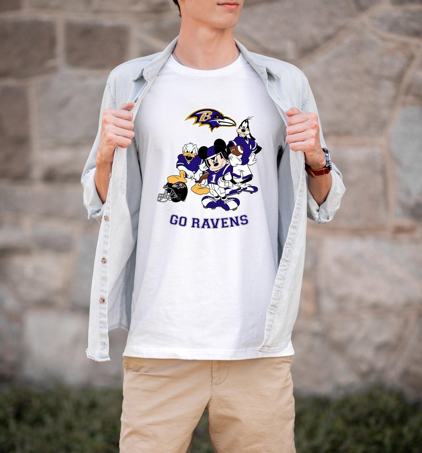 Baltimore Ravens Disney football Shirt