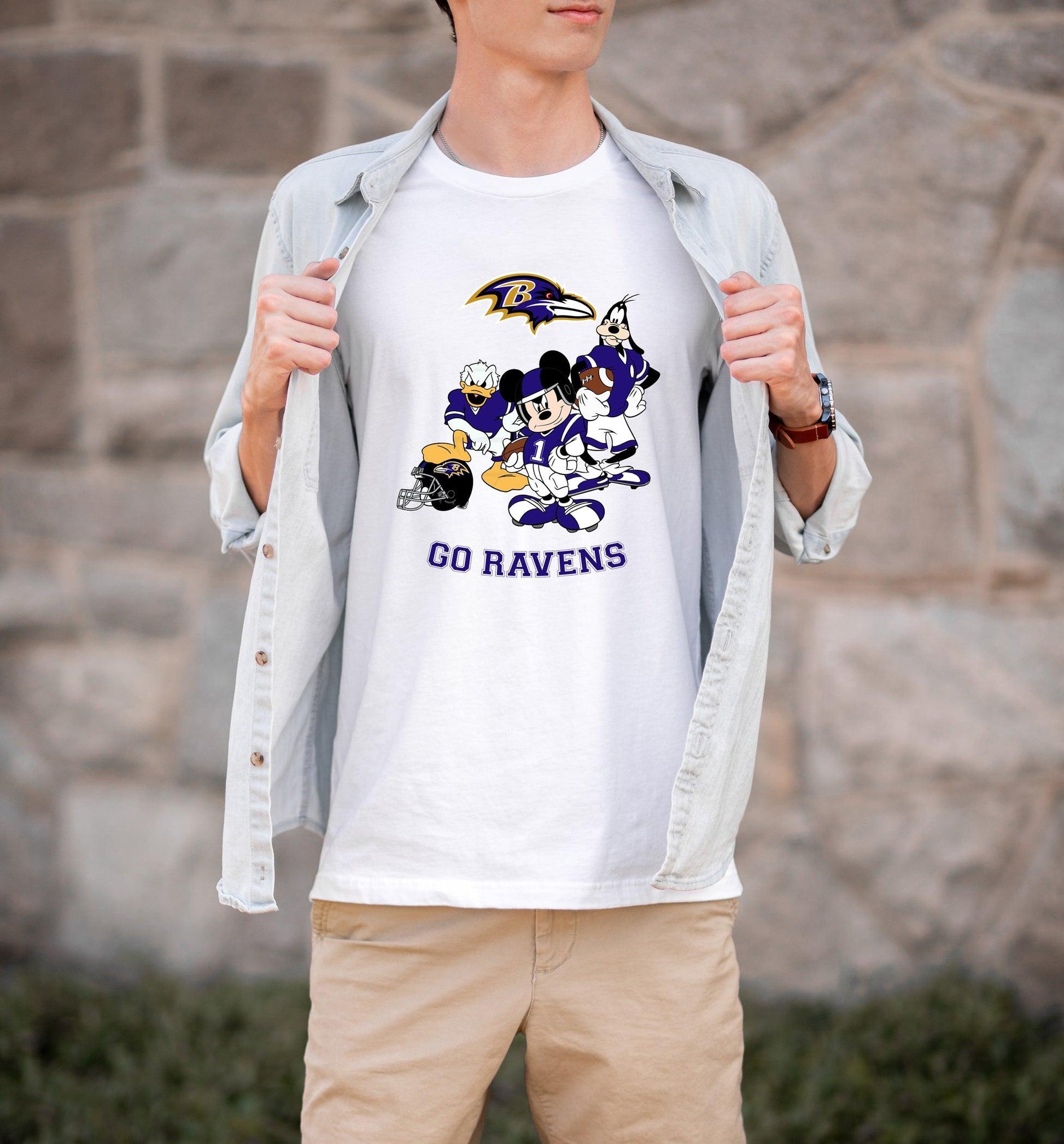 Baltimore Ravens Disney football Shirt