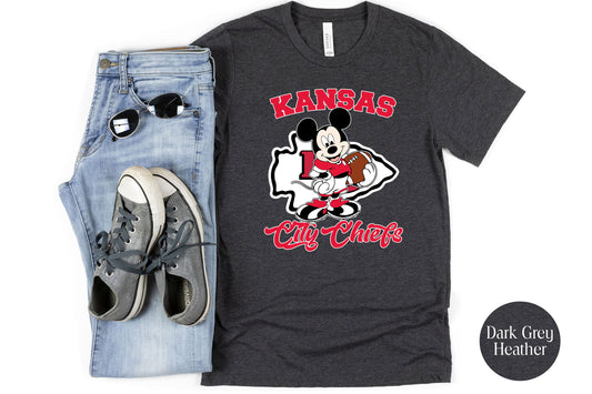 Kansas City Chiefs Mickey Mouse football Shirt