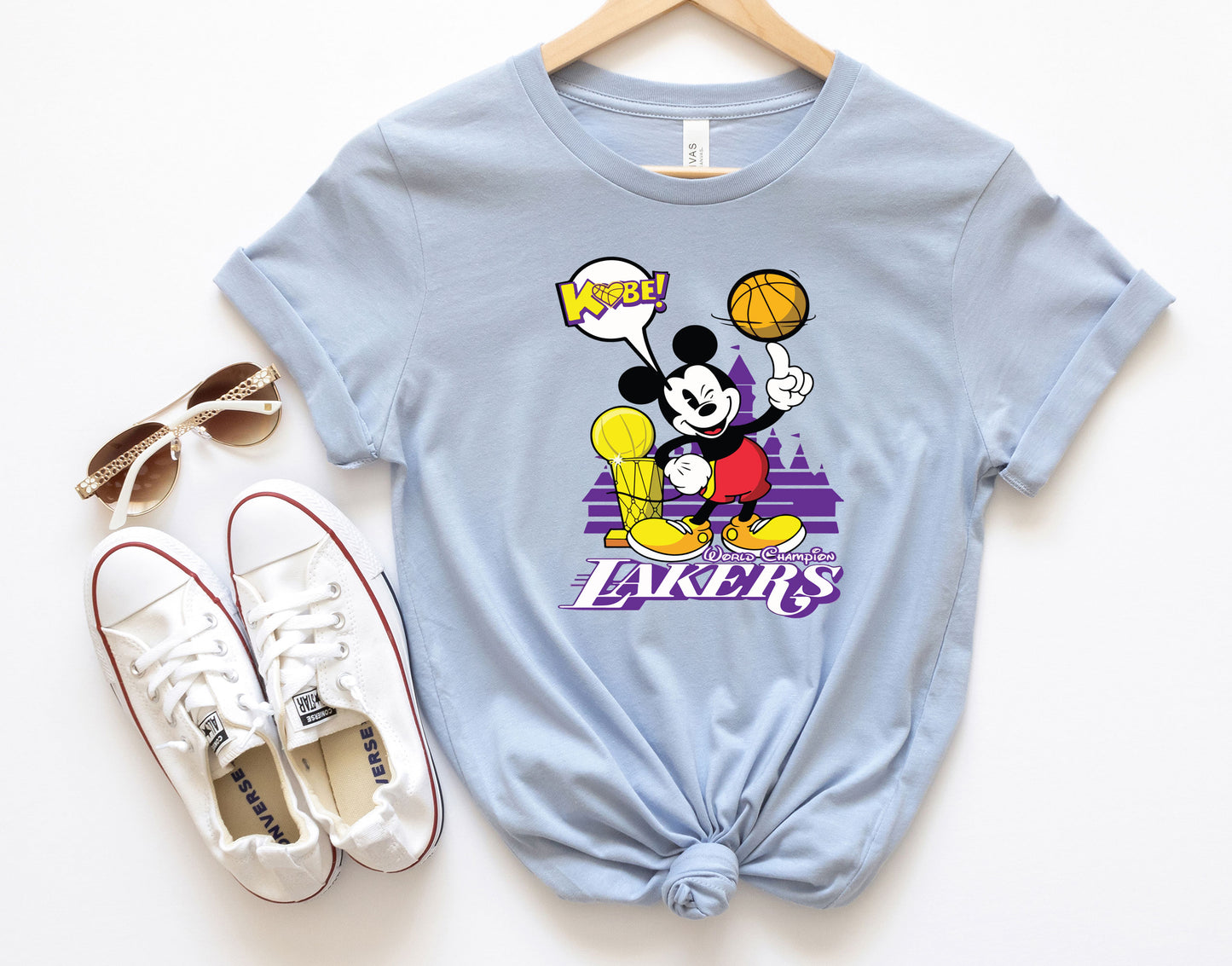 Mickey Mouse LA Lakers Champions Shirt