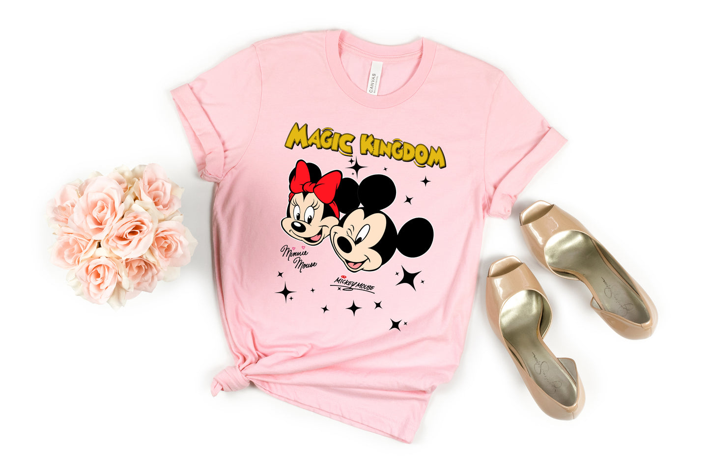 Passendes Familien-T-Shirt mit Mickey- und Minnie-Mouse-T-Shirt „Magic Kingdom Trip“.