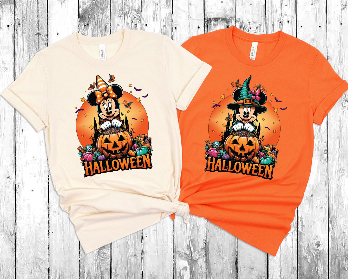 Mickey and Minnie Mouse Halloween Trip Matching Shirts, Disneyland and Disney World Halloween Vacation Family Gift 