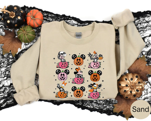 Mickey Minnie Goofy Donald Halloween Vacation Sweatshirt