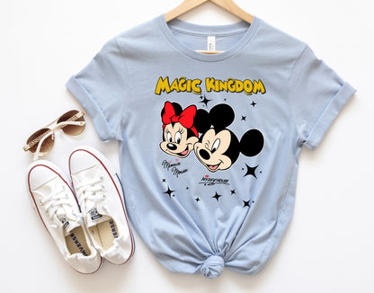 Magic Kingdom trip Mickey and Minnie Mouse matching family T-shirt