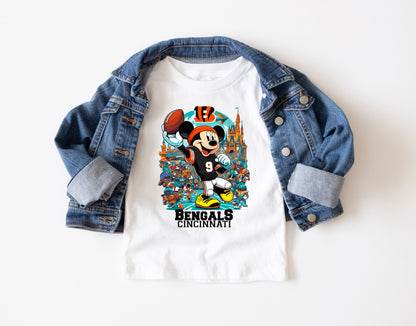 NFL Cincinnati Bengals Mickey Mouse Shirt