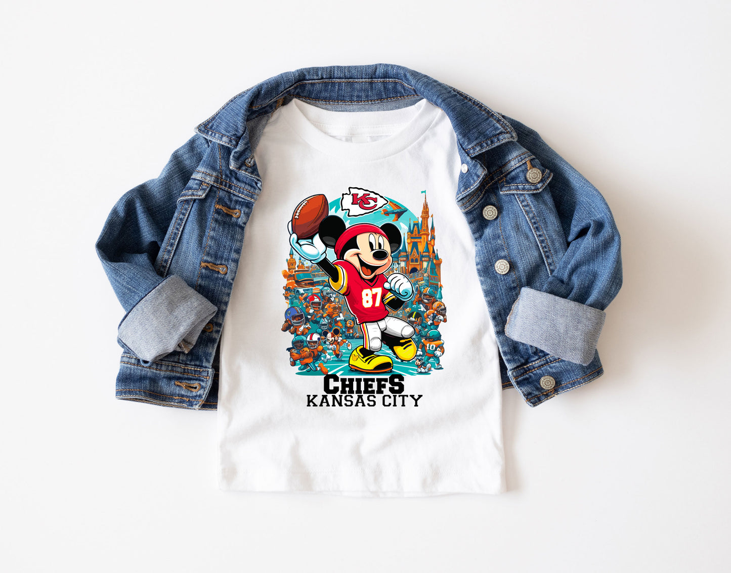 NFL Kansas City Chiefs Mickey Mouse Shirt