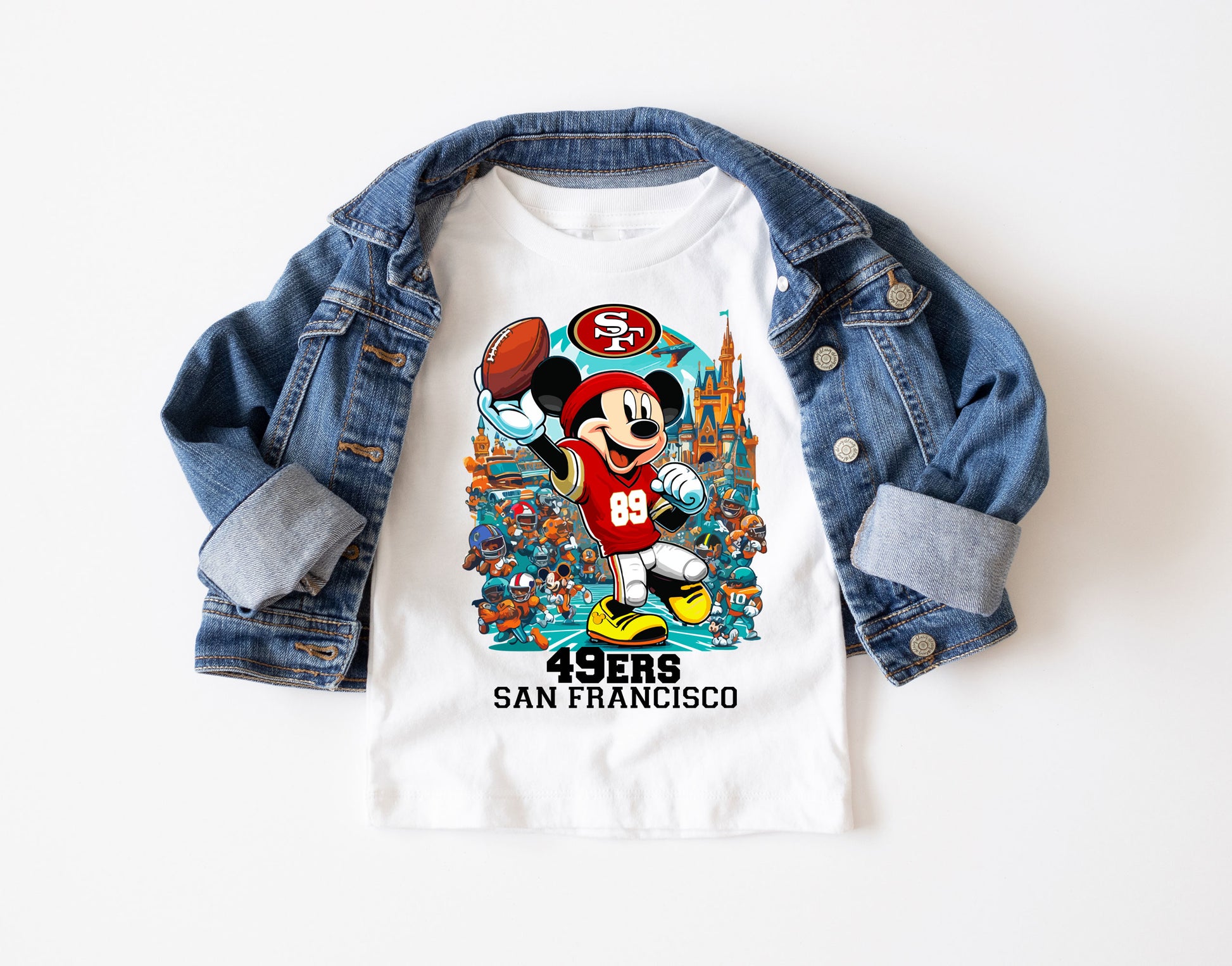 NFL San Francisco 49ers Mickey Mouse Shirt