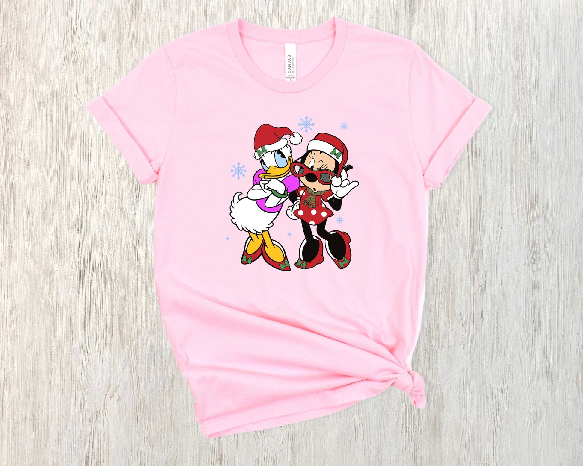 Minnie Mouse & Daisy Christmas Party Tee