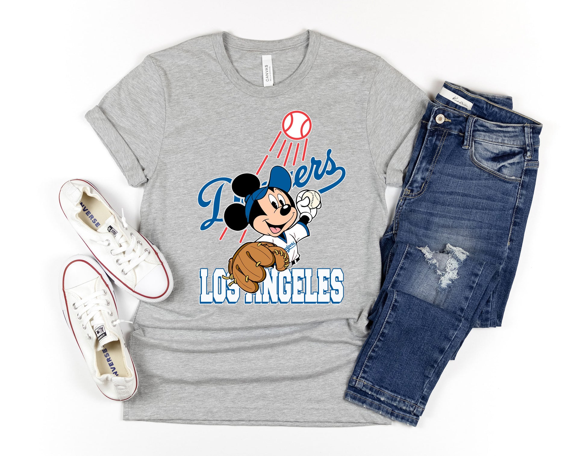 Los Angeles Dodgers Mickey baseball Shirt