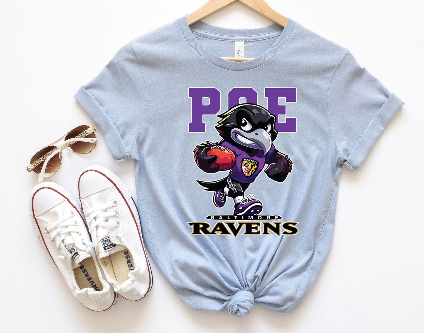 Baltimore Ravens Big Logo American football Shirt, Sport T-shirt