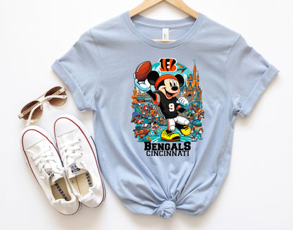 NFL Cincinnati Bengals Mickey Mouse Shirt