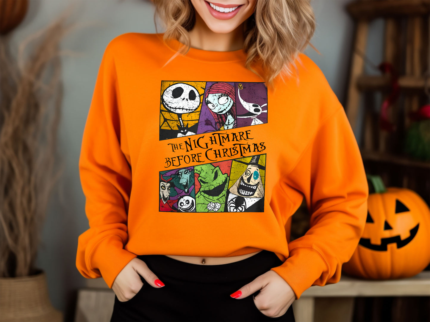 Nightmare Before Christmas Disney Halloween Sweatshirt