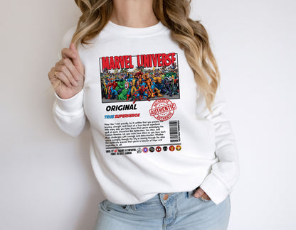 Marvel Universe Authentic Superhero Sweatshirt