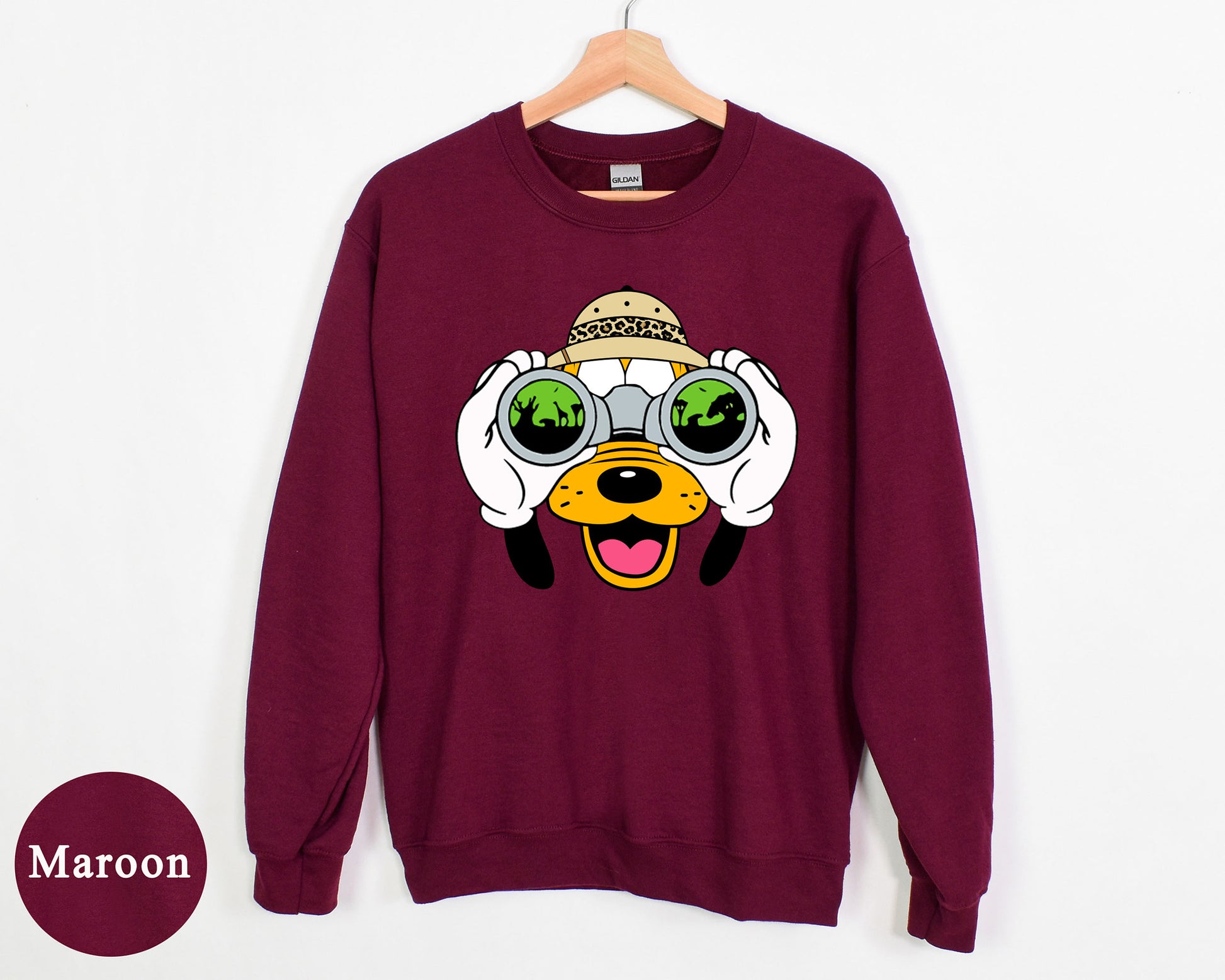 Disney Wild Trip Mickey Minnie Sweatshirt