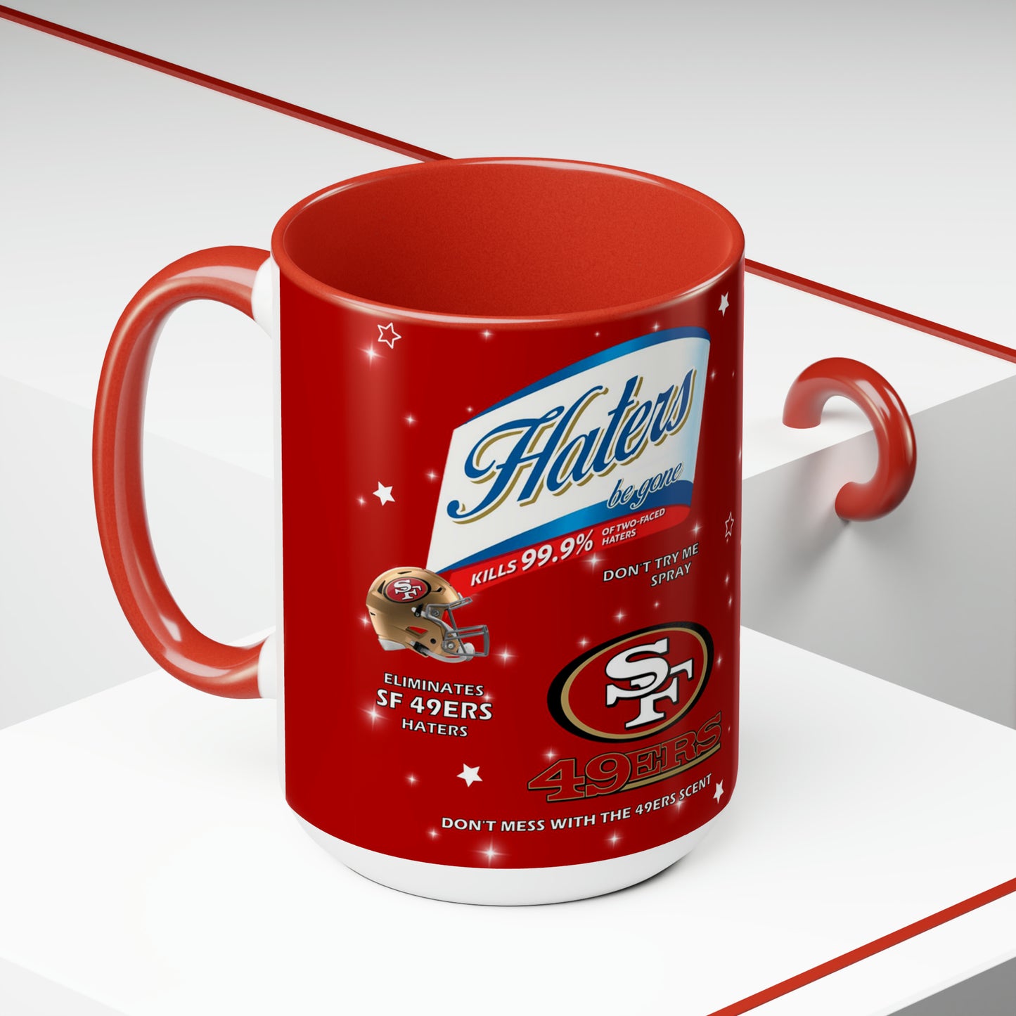 San Francisco 49ers Fan Gift, Eliminates Niners Haters Coffee Mugs