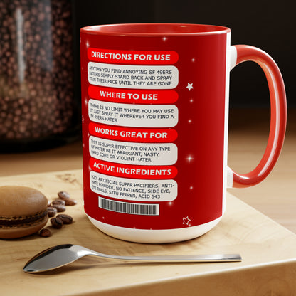 San Francisco 49ers Fan Gift, Eliminates Niners Haters Coffee Mugs