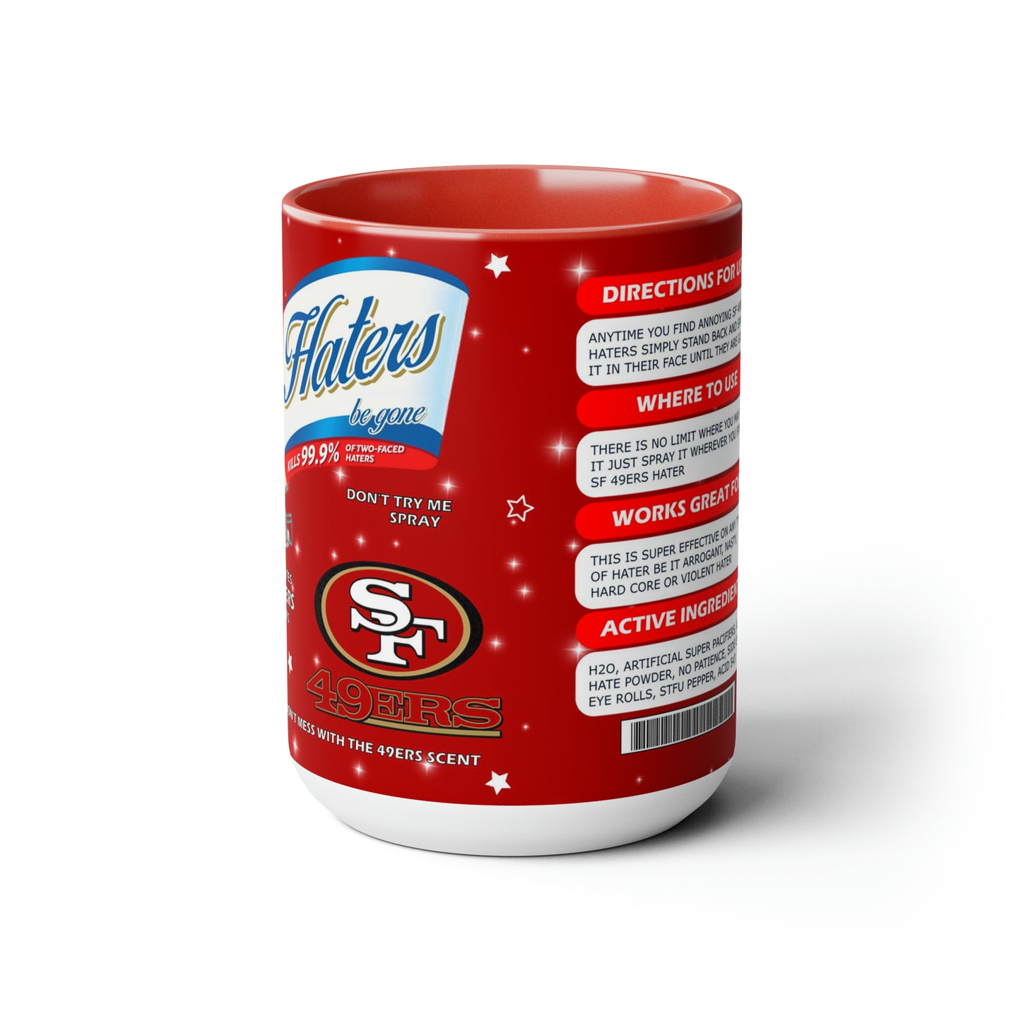 San Francisco 49ers Fan Gift, Eliminates Niners Haters Coffee Mugs