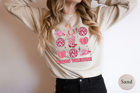 Cowboy Style St. Valentine Day Sweatshirt