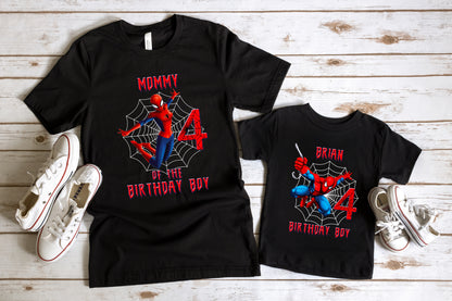 Spiderman Birthday Shirt