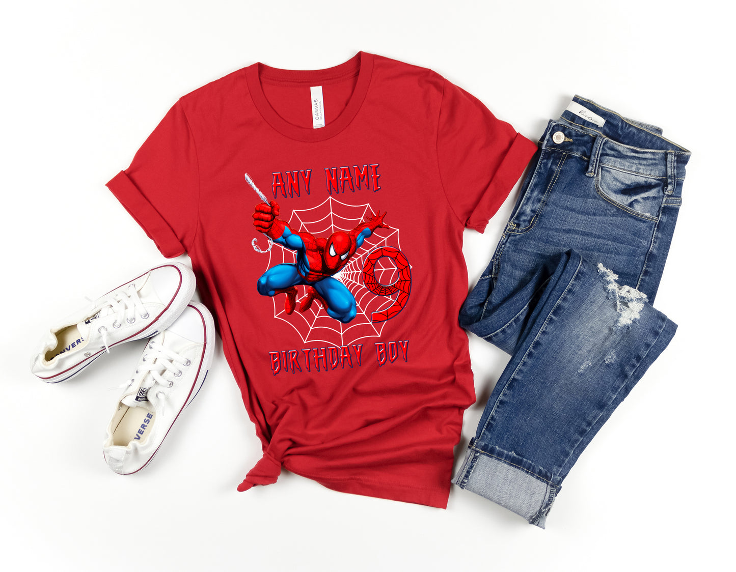 Spiderman Birthday Shirt