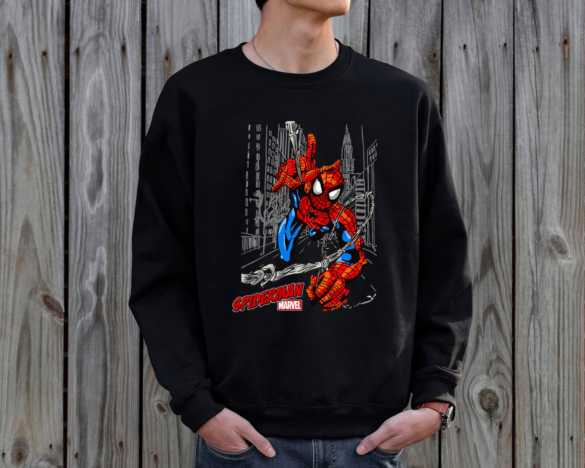 The Amazing Spider-man Marvel-Inspired Sweatshirt